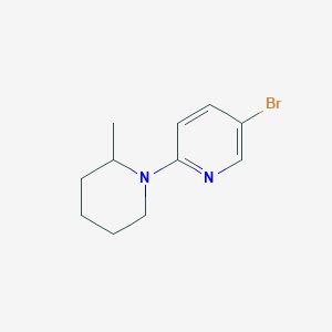 1-(5-Bromo-2-pyridinyl)-2-methylpiperidine