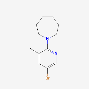 1-(5-Bromo-3-methyl-2-pyridinyl)azepane