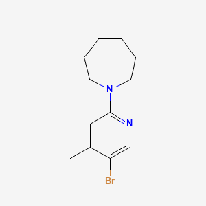 1-(5-Bromo-4-methyl-2-pyridinyl)azepane