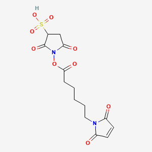 1-[6-(2,5-Dioxopyrrol-1-yl)hexanoyloxy]-2,5-dioxopyrrolidine-3-sulfonic acid