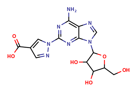 1-[6-Amino-9-(3,4-dihydroxy-5-hydroxymethyl-tetrahydrofuran-2-yl)-9H-purin-2-yl]-1H-pyrazole-4-carboxylic acid