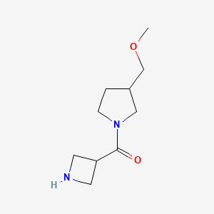 1-(Azetidine-3-carbonyl)-3-(methoxymethyl)pyrrolidine