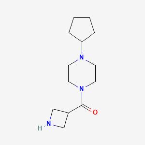 1-(Azetidine-3-carbonyl)-4-cyclopentylpiperazine