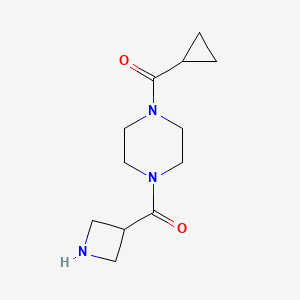1-(Azetidine-3-carbonyl)-4-cyclopropanecarbonylpiperazine
