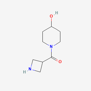 1-(Azetidine-3-carbonyl)piperidin-4-ol