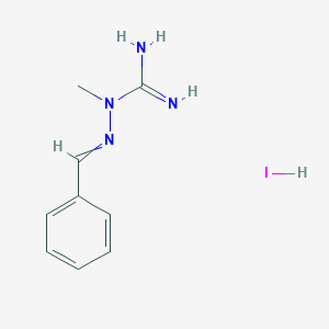 1-(Benzylideneamino)-1-methylguanidine;hydroiodide