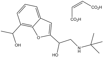 1'-Hydroxybufuralol maleate