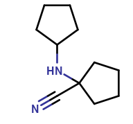 1-(cyclopentylamino)cyclopentane-1-carbonitrile