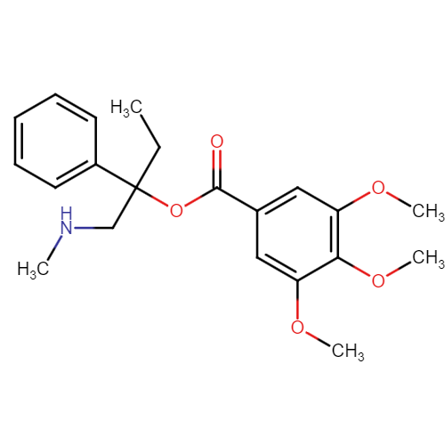 1-(methylamino)-2-phenylbutan-2-yl 3,4,5-trimethoxybenzoate