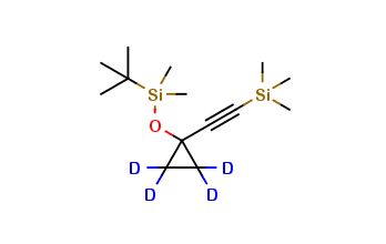1-(tert-Butyldimethylsilyloxy)-1-(2'-trimethylsilyl)ethynyl-cyclopropane-d4