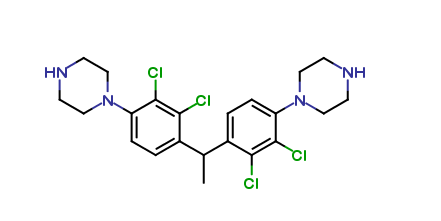 1,1'-(Ethane-1,1-diylbis(2,3-dichloro-4,1-phenylene))dipiperazine