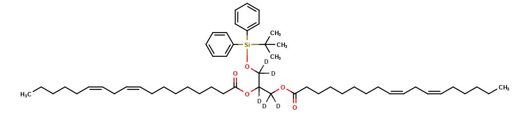 1,2-Dilinoleoyl-3-tert-butyldiphenylsilyl Glycerol-d5