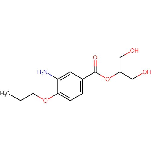 1,3-dihydroxypropan-2-yl 3-amino-4-propoxybenzoate