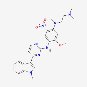 1,4-Benzenediamine, N1-[2-(dimethylamino)ethyl]-5-methoxy-N1-methyl-N4-[4-(1-methyl-1H-indol-3-yl)-2