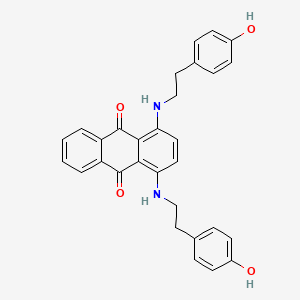 1,4-Bis[2-(4-hydroxyphenyl)ethylamino]anthracene-9,10-dione