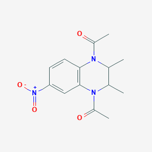 1,4-Diacetyl-2,3-dimethyl-6-nitro-1,2,3,4-tetrahydroquinoxaline