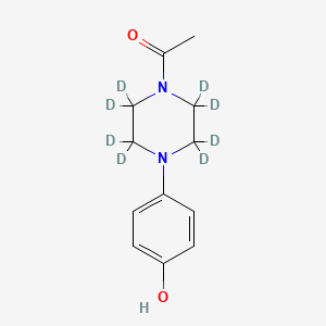 1-Acetyl-4-(4-hydroxyphenyl)piperazine-d8