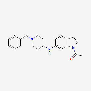 1-Acetyl-N-(1-benzylpiperidin-4-yl)-2,3-dihydro-1H-indole-6-amine