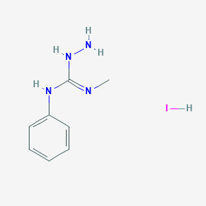 1-Amino-2-methyl-3-phenylguanidine hydroiodide