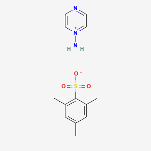 1-Aminopyrazin-1-ium 2,4,6-trimethylbenzenesulfonate