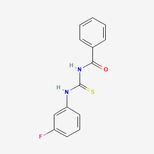 1-Benzoyl-3-(3-fluorophenyl)thiourea
