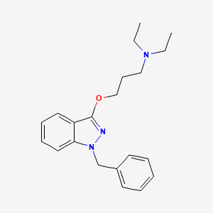 1-Benzyl-3-(3-diethylaminopropyloxy)-1H-indazole