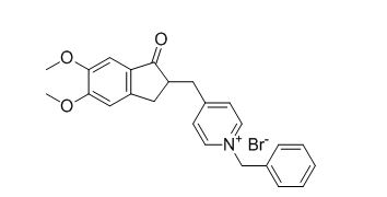 1-Benzyl-4-(5,6-dimethoxy-1-oxoindan-2-yl)methylpyridinium Bromide