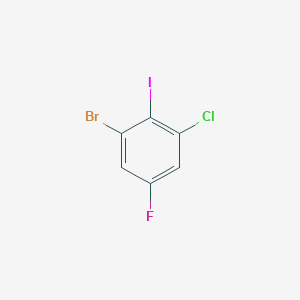 1-Bromo-3-chloro-5-fluoro-2-iodobenzene