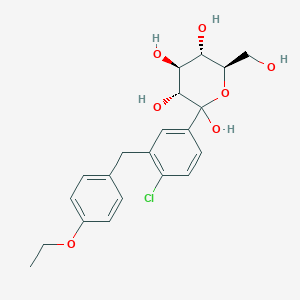 1-C-[4-chloro-3-[(4-ethoxyphenyl)methyl]phenyl]- D-Glucopyranose