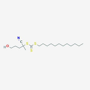 1-Cyano-4-hydroxy-1-methylbutyl dodecyl carbonotrithioate