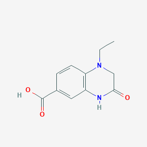 1-Ethyl-3-oxo-1,2,3,4-tetrahydroquinoxaline-6-carboxylic acid