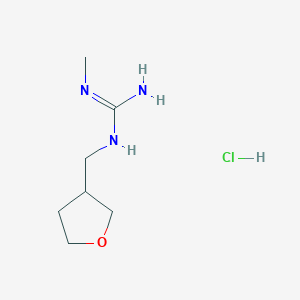 1-Methyl-3-((tetrahydrofuran-3-yl)methyl)guanidine hydrochloride