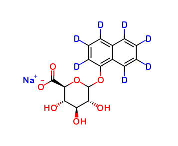 1-Naphthol-D7 -D-Glucuronide Sodium Salt