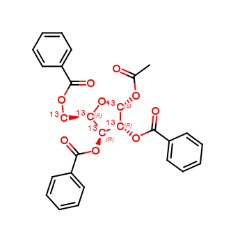 1-O-Acetyl-2,3,5-tri-O-benzoyl-β-D-ribofuranose-13C5