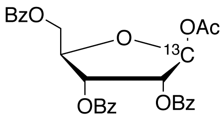 1-O-Acetyl 2,3,5-tri-O-benzoyl-β-D-ribofuranoside-13C