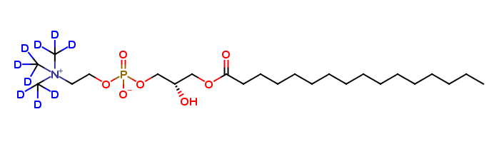 1-Palmitoyl-sn-glycero-3-phosphocholine-d9