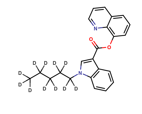 1-Pentyl-1H-Indole-3-carboxylic Acid 8-Quinolinyl Ester-d11