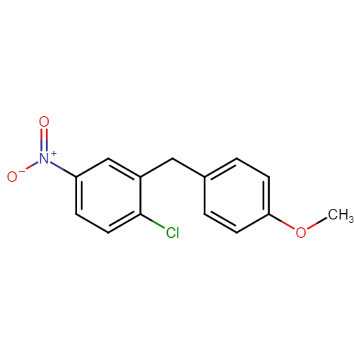 1-chloro-2-[(4-methoxyphenyl)methyl]-4-nitrobenzene