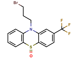 10-(3-bromopropyl)-2-(trifluoromethyl)-10H-phenothiazine 5-oxide