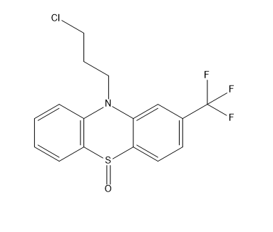 10-(3-chloropropyl)-2-(trifluoromethyl)-10H-phenothiazine 5-oxide