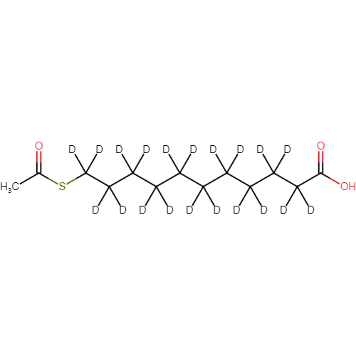 11-(Acetylthio)undecanoic Acid-d20