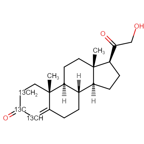 11-Deoxycorticosterone-[13C3] (Solution)