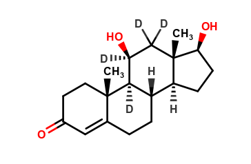 11-Hydroxytestosterone-[9,11,12,12-D4]