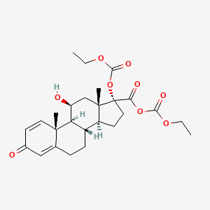 11-O-Ethoxycarbonyl Loteprednol Etabonate 17-Carboxylic Acid