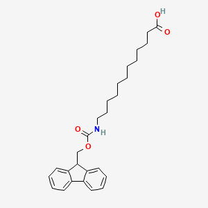 12-((((9H-Fluoren-9-yl)methoxy)carbonyl)amino)dodecanoic Acid