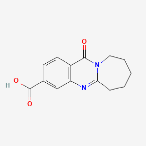 12-Oxo-6,7,8,9,10,12-hexahydroazepino[2,1-b]quinazoline-3-carboxylic acid