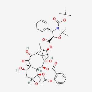 13-{[(3-N-Boc)-2,2-dimethyl-4S-phenyl-1,3-oxazolidin-5R-yl]formyl}-10-deacetyl Baccatin III