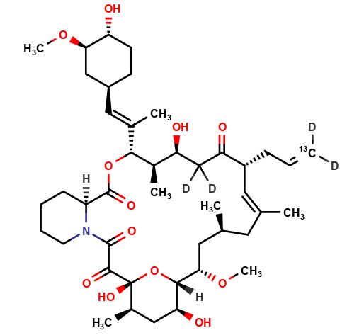13-O-Desmethyl Tacrolimus-13CD4