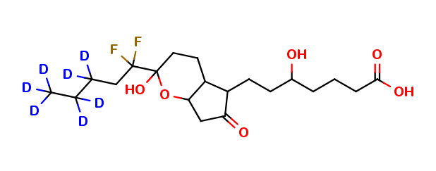 15-Hydroxy Lubiprostone D7