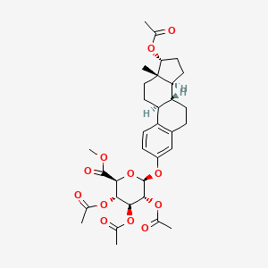 17-β-Acetyl-estradiol 3-(Tri-O-acetyl-β-D-glucuronic Acid Methyl Ester)
